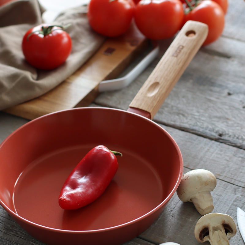 Poêle - Ector - Aluminium - Paprika - 20Cm