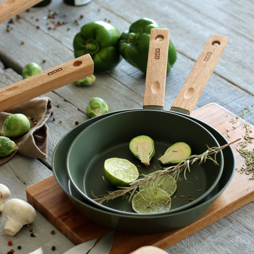 Poêle - Ector - Aluminium - Kaki - 24Cm