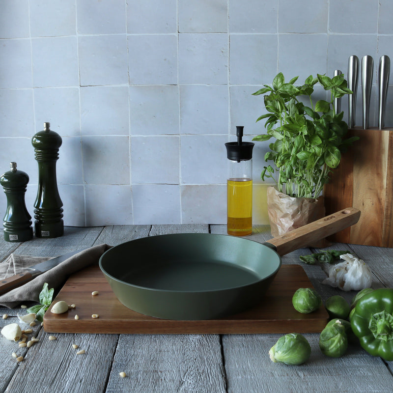 Poêle - Ector - Aluminium - Kaki - 28Cm