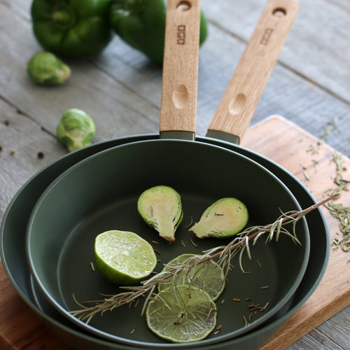 Poêle - Ector - Aluminium - Kaki - 28Cm