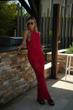 Pantalon Crochet Louna - Rouge