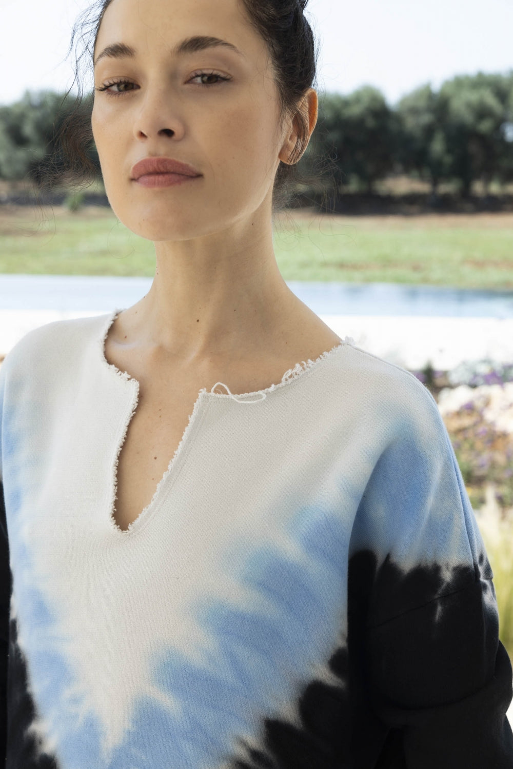 The Paolo Tie And Dye Sweatshirt Black