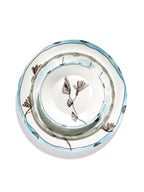 Midnight Flowers - 2er-Set Teller - L - Bone-China-Porzellan - Camelia Aubergine