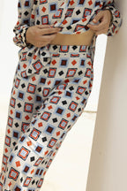 Le Pantalon Tracy Imprimé Foulard