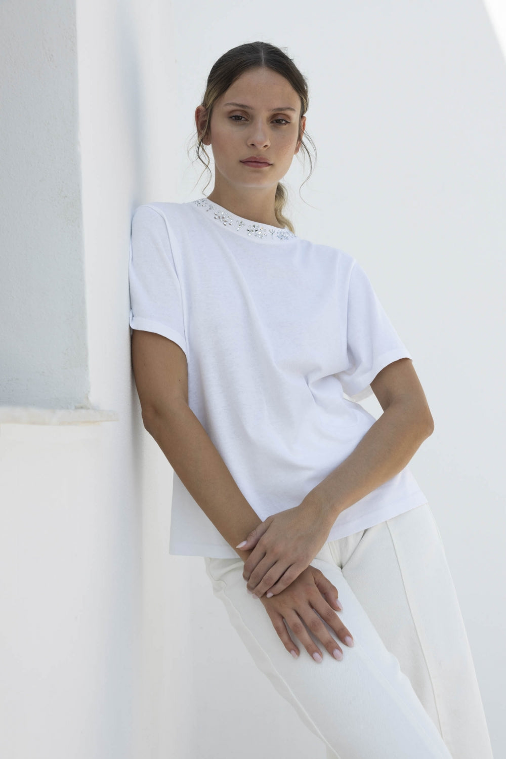 Le T-Shirt Livia Bijoux Blanc