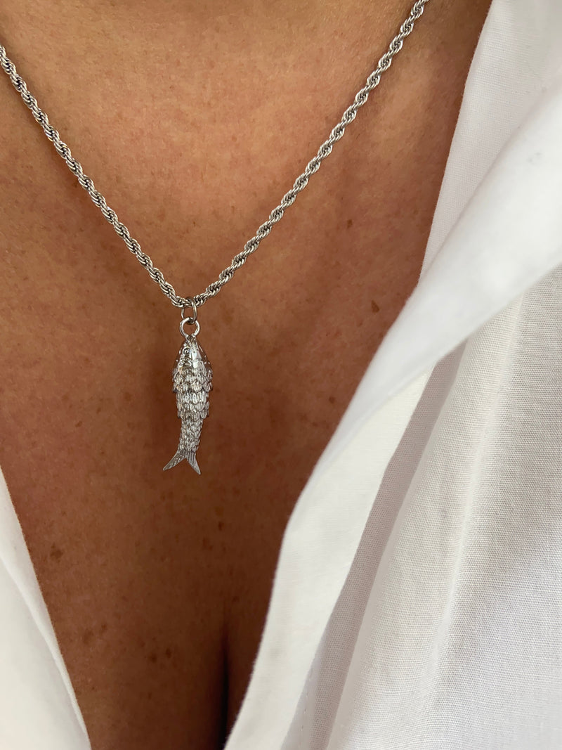Little Fish Necklace - Gold Or Silver