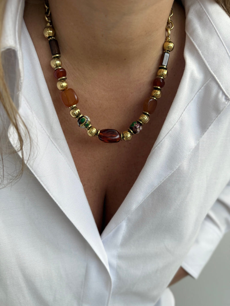 Namia Necklace - Amber
