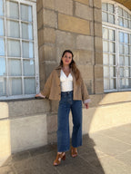 Chaqueta trench Edith de algodón Liberty camel