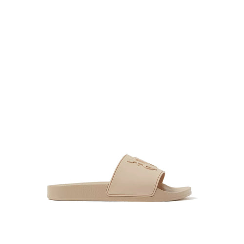 Mules - Palm Angels Monogram Pool  - Beige