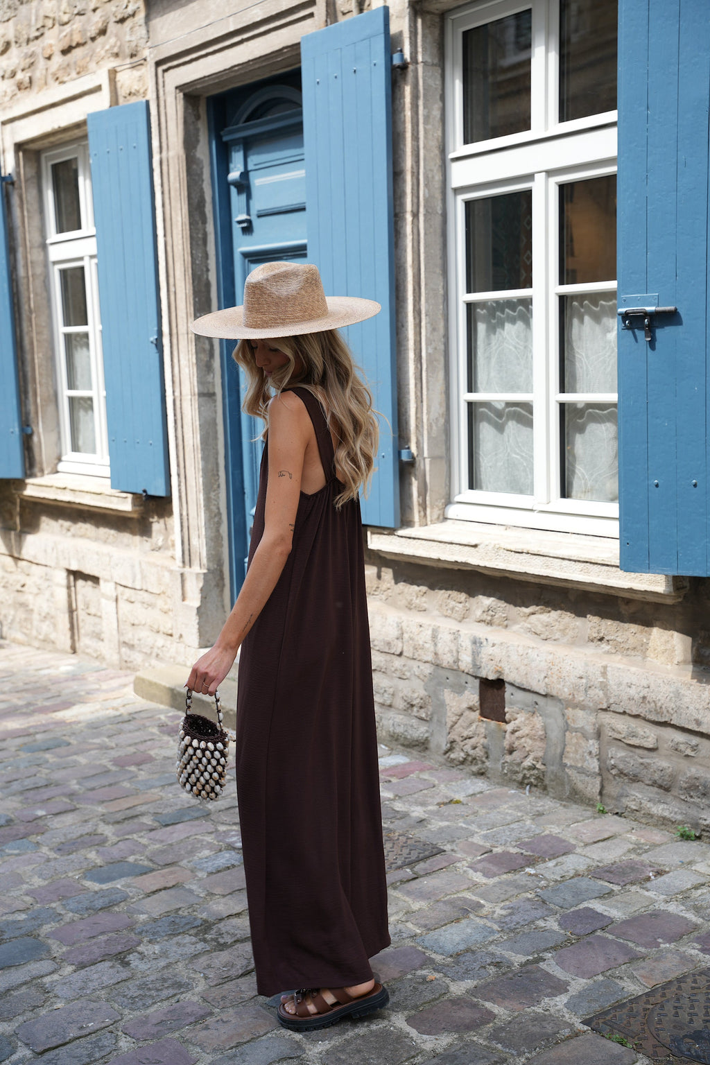 Combinaison Pantalon Karen - Chocolat