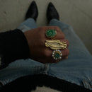 Lulú Green Ring