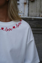Lizo Embroidered T-Shirt - White