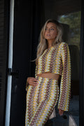 Blouse Brodée Yolande - Jaune
