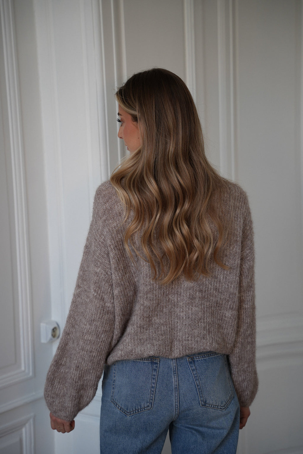 Sora Taupe - Jersey de cuello alto
