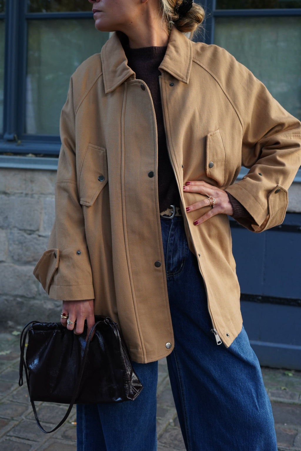 Castille Mid-Length Jacket Camel