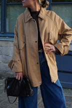 Castille Mid-Length Jacket Camel