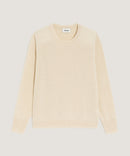 Pull Col Rond - Beige - Femme