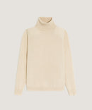 Pull Col Roule - Beige - Femme