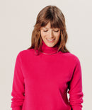 Pull Col Roule - Rose Geranium - Femme