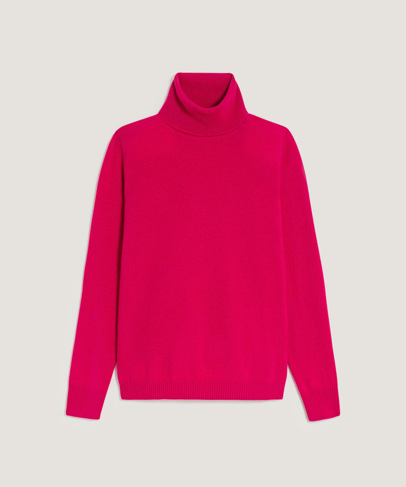 Pull Col Roule - Rose Geranium - Femme