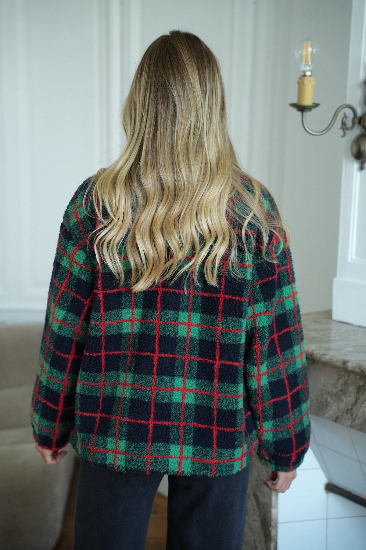 Veste À Carreaux - Leanne Marine