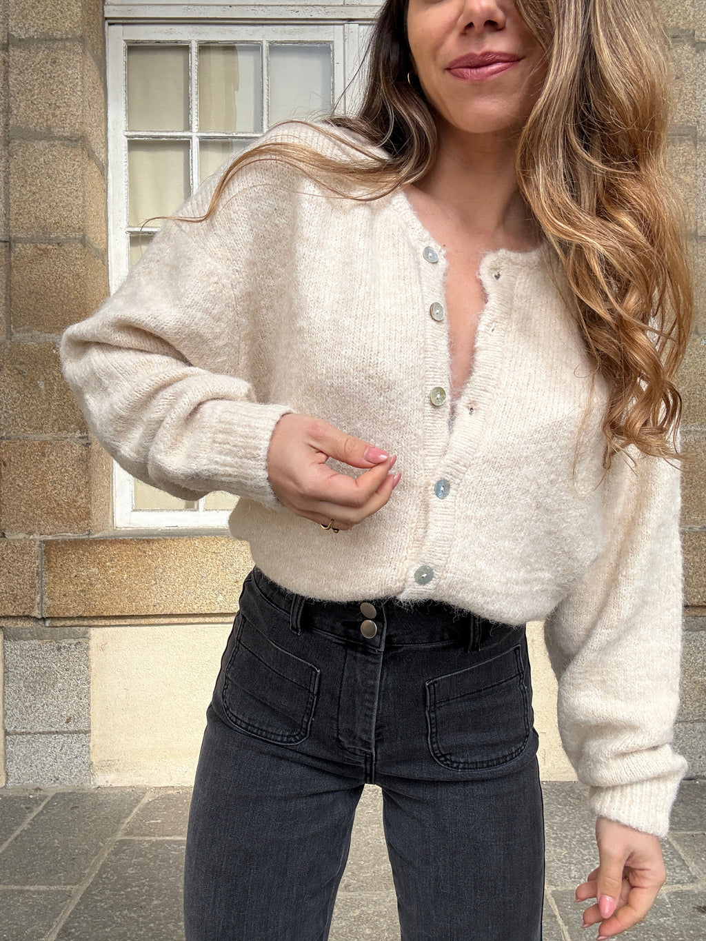 Cardigan Charlie beige