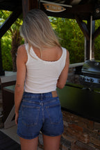 Top Sans Manches - Fiby Blanc
