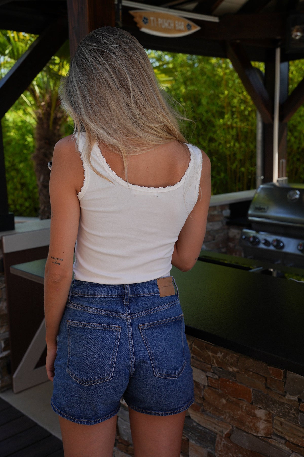 Top Sans Manches - Fiby Blanc