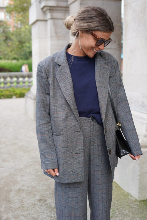 Blazer Rémi Carreaux Gris