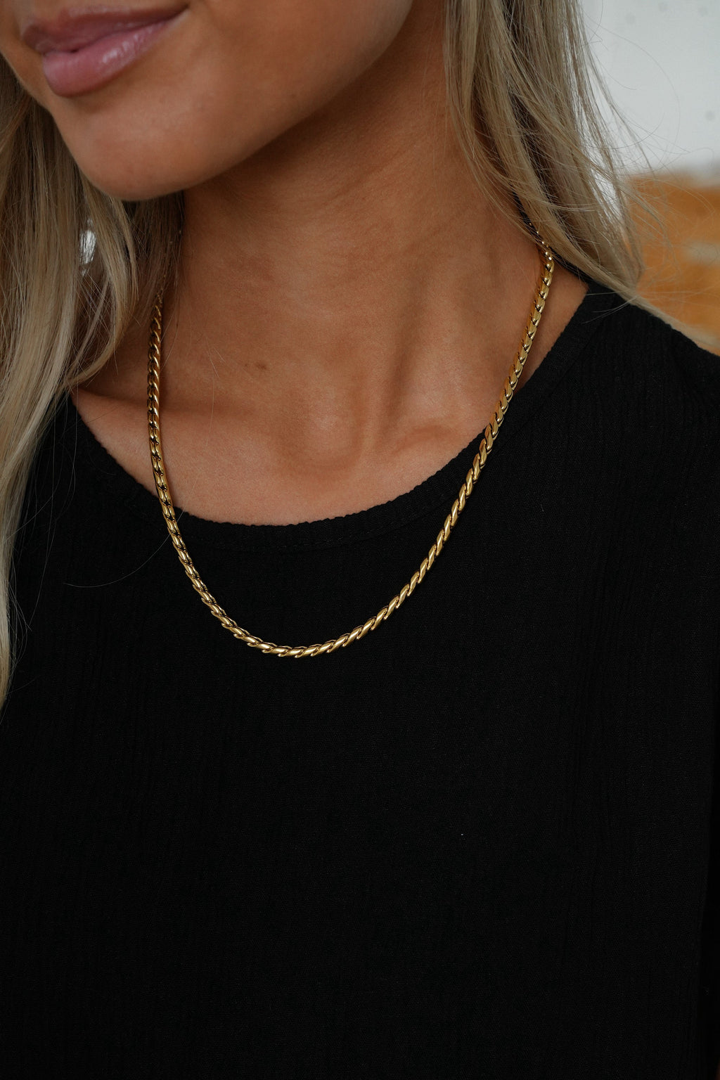 Collier Acier - Tays Doré