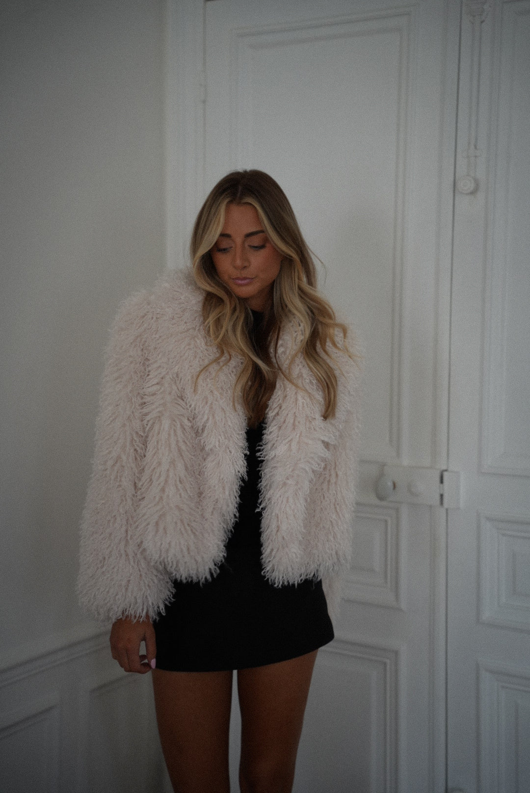 Manteau Fourrure Soanne - Crème