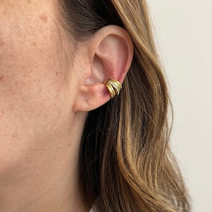 Earcuff Earcuff Sophie - Monoboucle Vendue À L’Unité - Doré Ou Argent