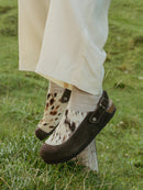 Zuecos Piel Galbano Vaca