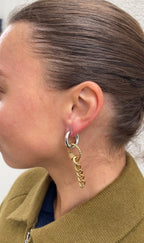 Round Chain Earrings
