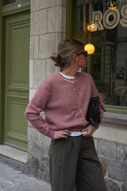 Red/Ecru Striped Clément Vest