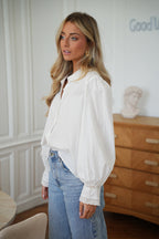 Lucia Blanche - Embroidered Shirt