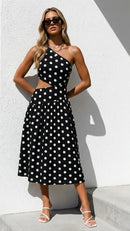 Robe Gaia - Noir/Blanc