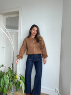 Maille En Laine Bianca Camel