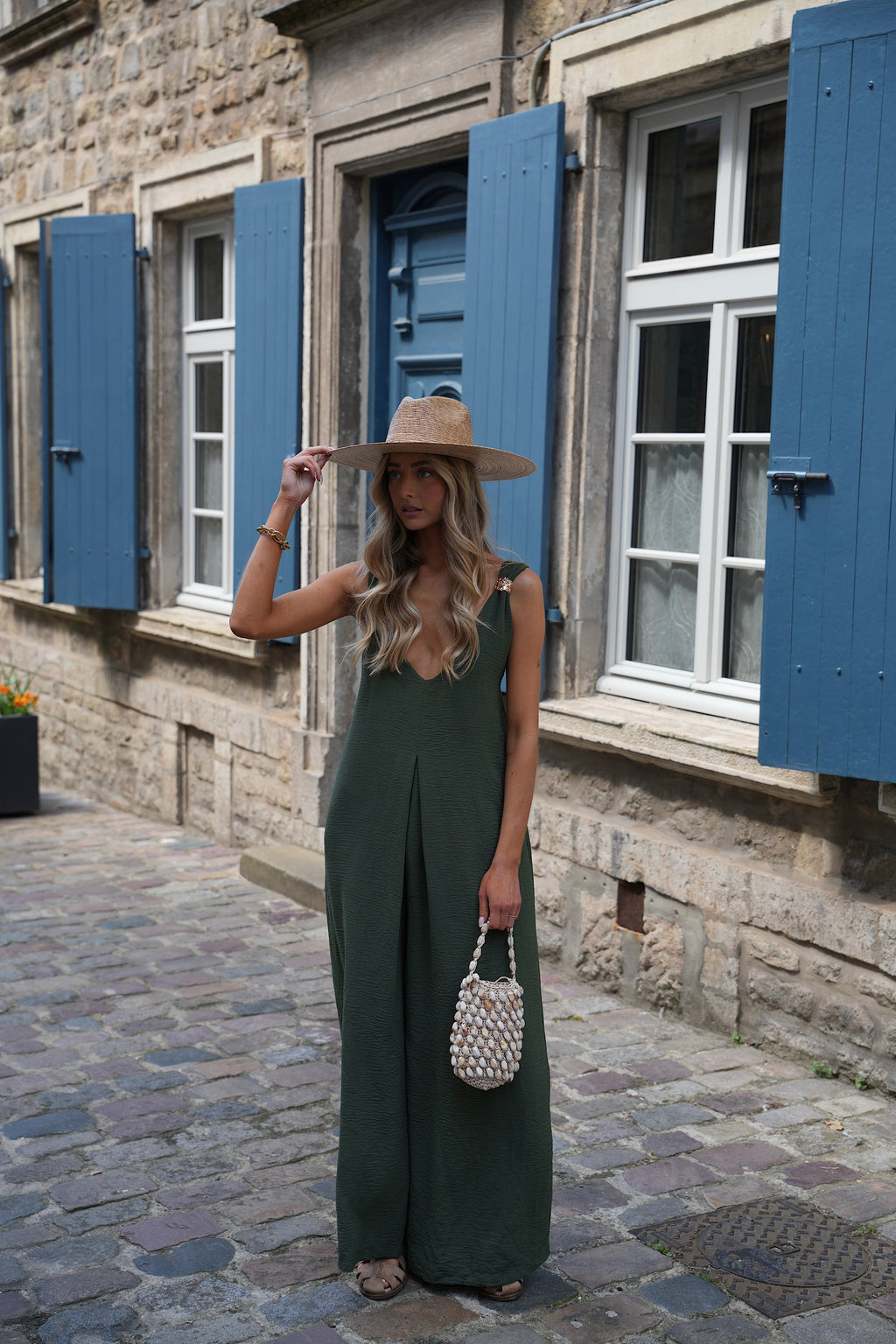 Combinaison Pantalon Karen - Kaki
