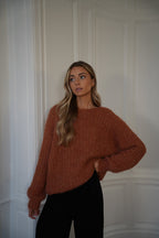 Pull Ample Lila - Terracotta