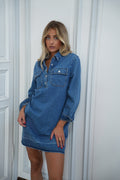 Vestido Vaquero Naelle - Azul