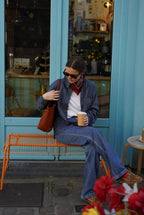 Lou Navy Stripe Overshirt