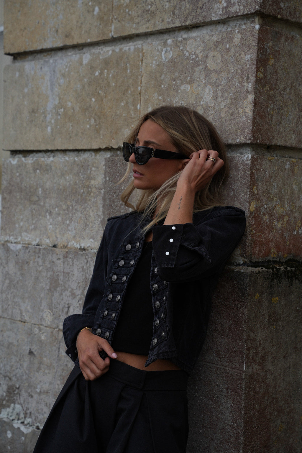 Chaqueta vaquera Léandre - Negra