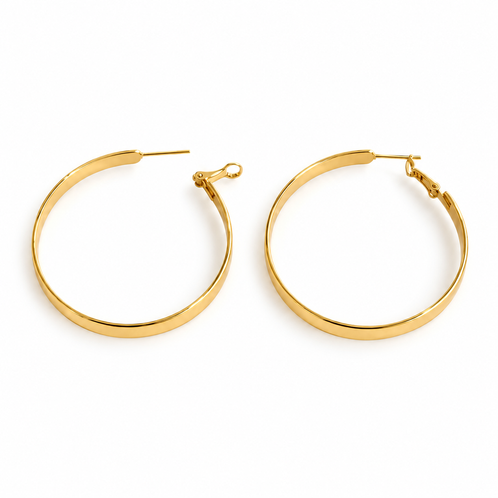 Boucles D'Oreilles Devo - Dore Ou Argent
