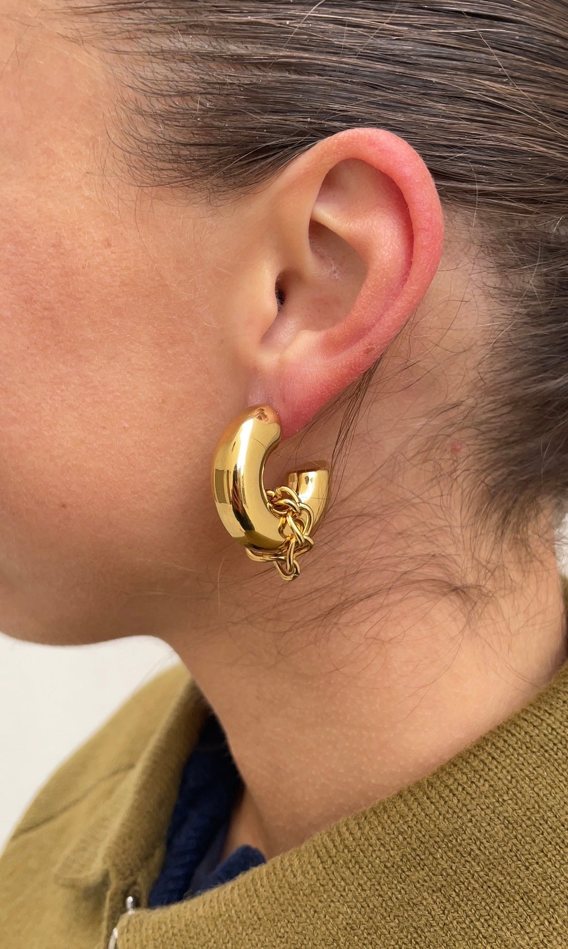 Oversized Couture Hoop Earrings
