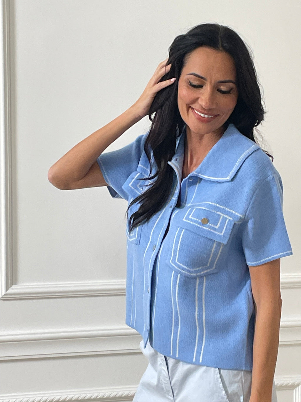 Mila Vest - Blue