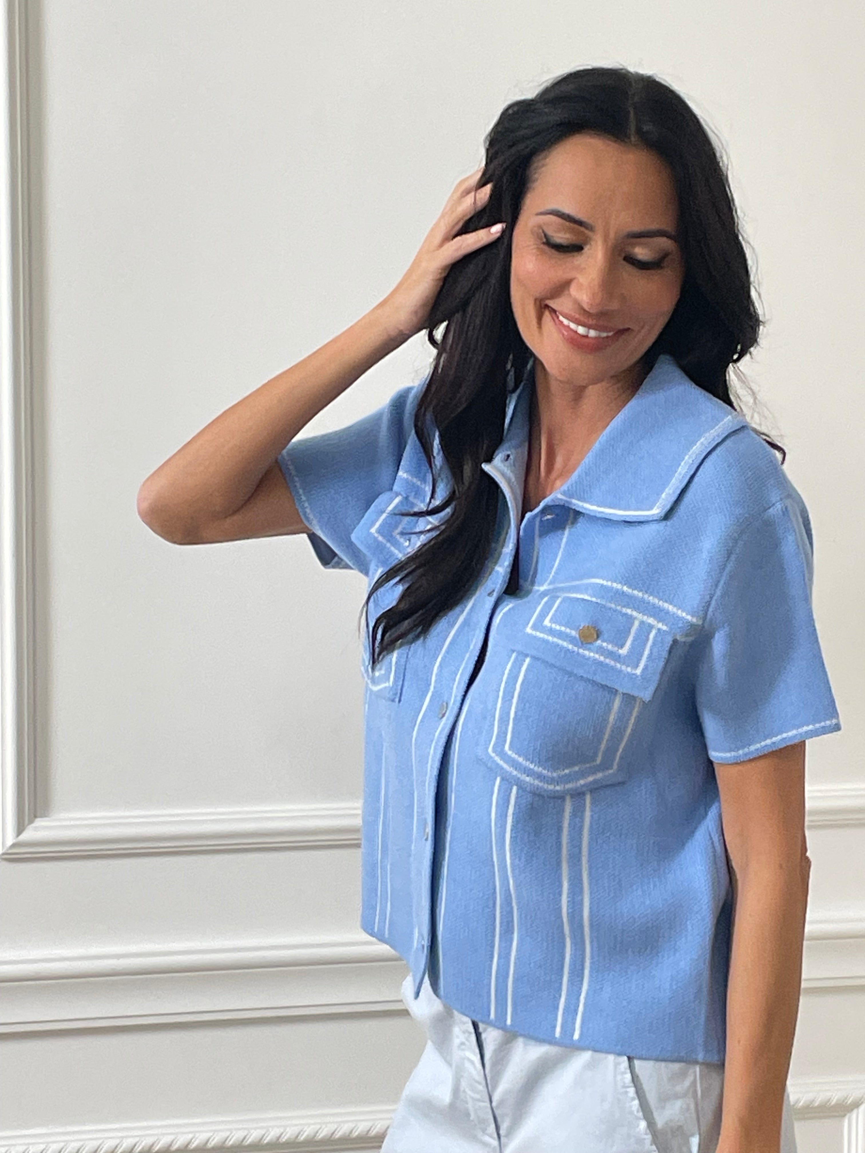 Mila Vest - Blue