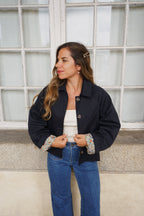 Chaqueta trench Liberty de algodón marino Edith