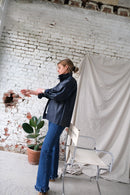 Surchemise Lou Similicuir Marine