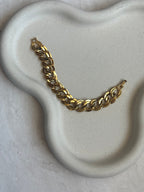 Monet - Pulsera Vintage - Malla Dorada